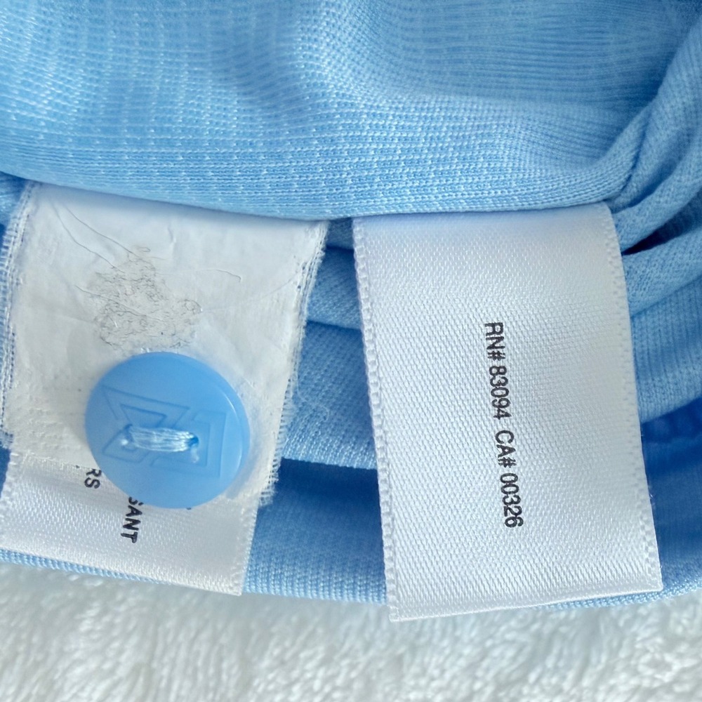 Cutter & Buck‎ Polo Shirt Mens Large Blue DryTec Short Sleeve Garland Chamber - Picture 6 of 9